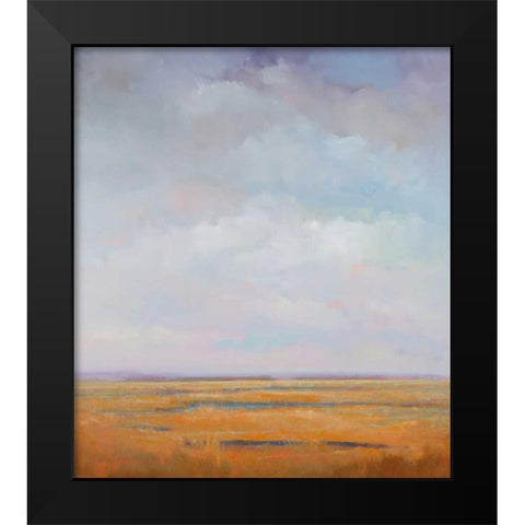 Midday Marsh Black Modern Wood Framed Art Print by McCarthy, William