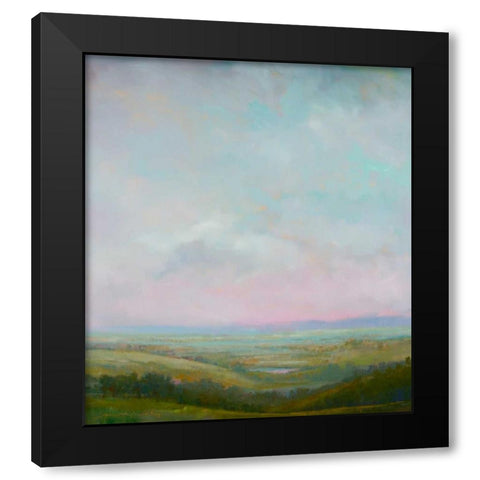 Evening Glow Black Modern Wood Framed Art Print by McCarthy, William