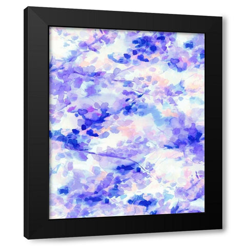 Canopy Purple Black Modern Wood Framed Art Print with Double Matting by Maldonado, Jacqueline