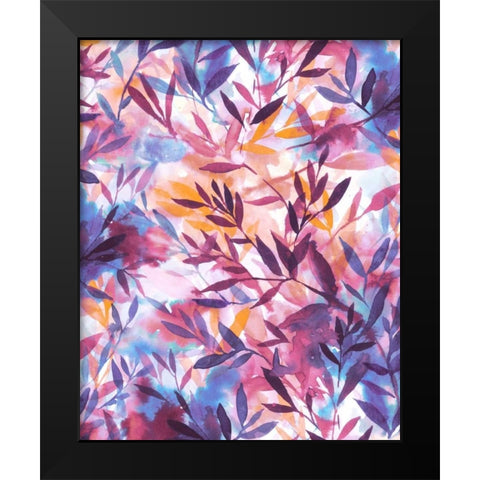 Changes - Mauve Black Modern Wood Framed Art Print by Maldonado, Jacqueline