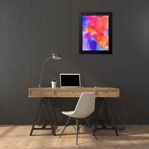 The Shaman II Black Modern Wood Framed Art Print by Maldonado, Jacqueline