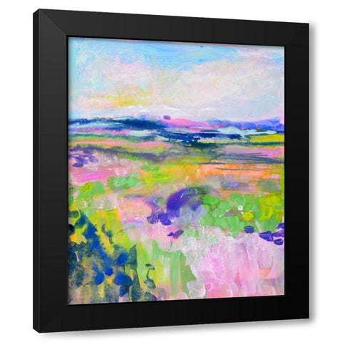 Colourful Land I Black Modern Wood Framed Art Print by Marrison, TA