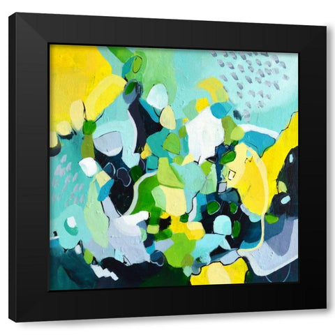 Dinner Party I Black Modern Wood Framed Art Print with Double Matting by Marrison, TA