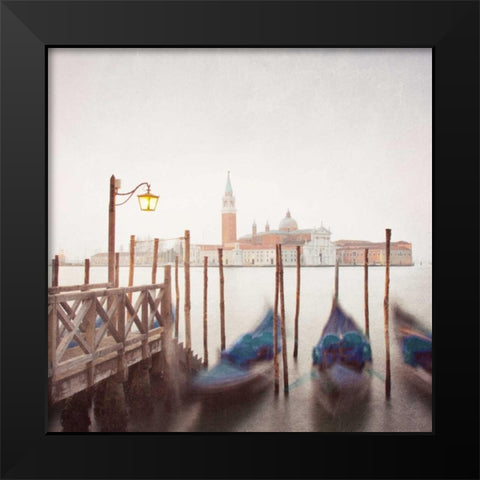 Venice Twilight Black Modern Wood Framed Art Print by Morrissey, Margaret