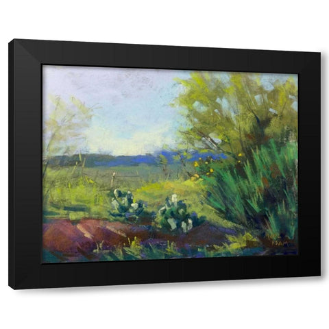 Above San Angelo Black Modern Wood Framed Art Print with Double Matting by Mertz, Nancie King