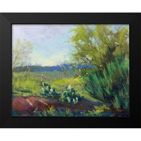 Above San Angelo Black Modern Wood Framed Art Print by Mertz, Nancie King