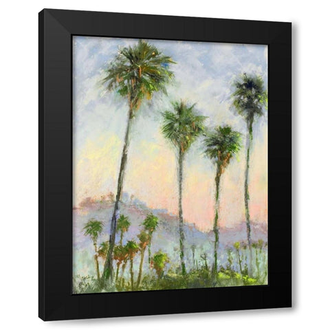 Carlton Sunrise Black Modern Wood Framed Art Print with Double Matting by Mertz, Nancie King