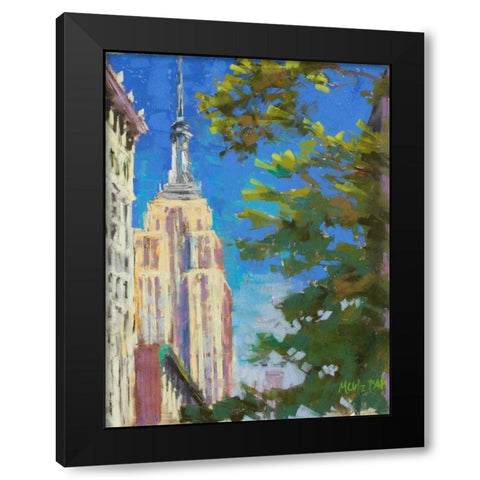 Empire Black Modern Wood Framed Art Print by Mertz, Nancie King