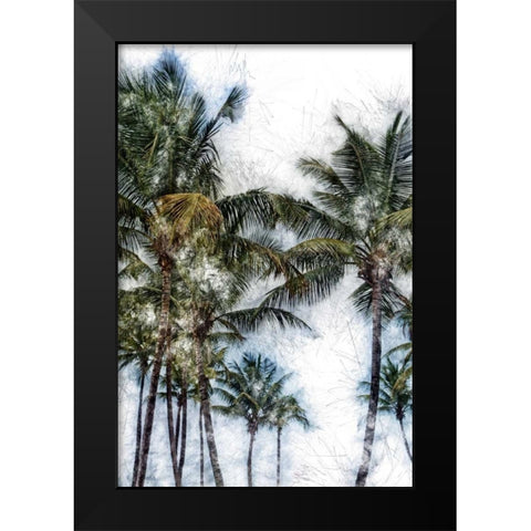Dorado Palms 2 Black Modern Wood Framed Art Print by Miamee, Golie