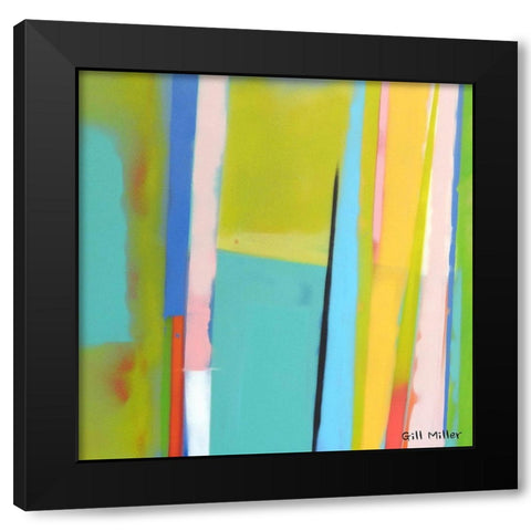 Urban Summer 5 Black Modern Wood Framed Art Print with Double Matting by Miller, Gil