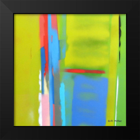 Urban Summer 6 Black Modern Wood Framed Art Print by Miller, Gil