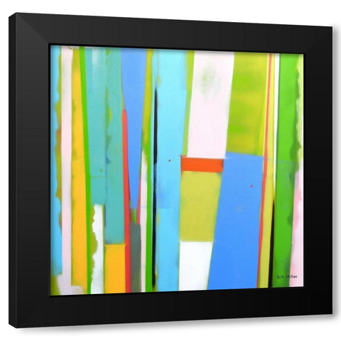 Urban Summer 9 Black Modern Wood Framed Art Print by Miller, Gil