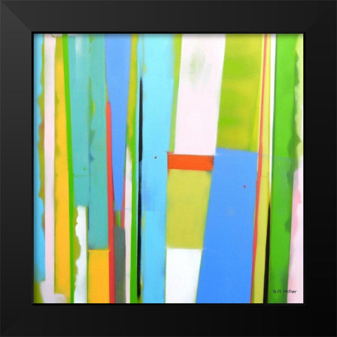 Urban Summer 9 Black Modern Wood Framed Art Print by Miller, Gil