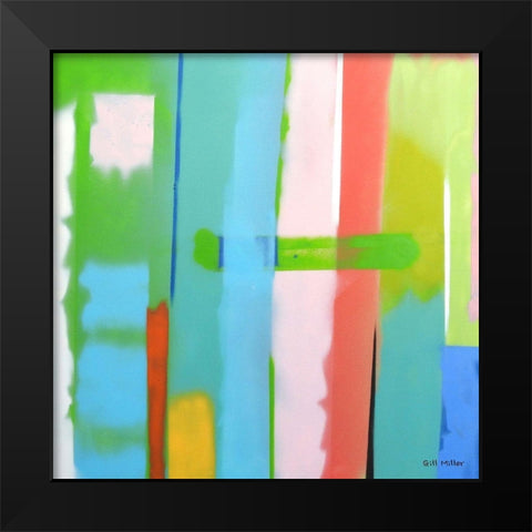 Urban Summer 12 Black Modern Wood Framed Art Print by Miller, Gil