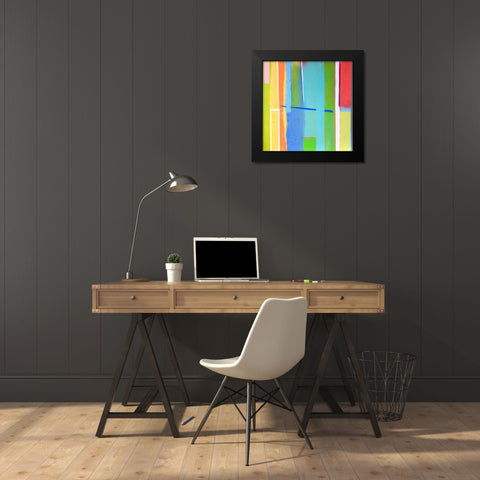 Urban Summer 16 Black Modern Wood Framed Art Print by Miller, Gil