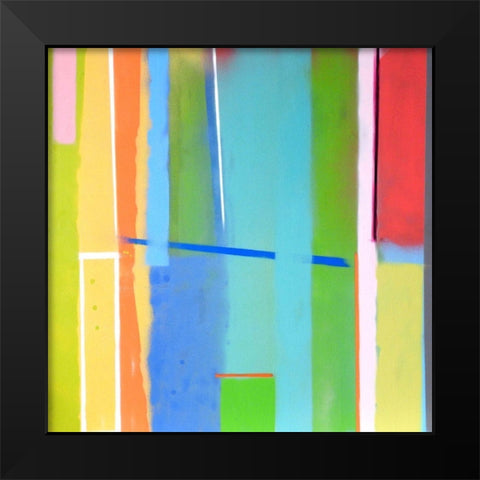Urban Summer 16 Black Modern Wood Framed Art Print by Miller, Gil