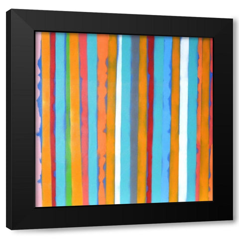 Urban Summer 17 Black Modern Wood Framed Art Print with Double Matting by Miller, Gil