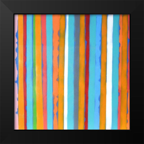 Urban Summer 17 Black Modern Wood Framed Art Print by Miller, Gil