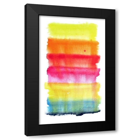 Boldness Black Modern Wood Framed Art Print with Double Matting by Muren, Nancy LaBerge