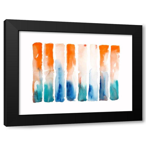 Tropical Black Modern Wood Framed Art Print with Double Matting by Muren, Nancy LaBerge