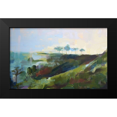 India No. 7 Black Modern Wood Framed Art Print by Moulton, Angela