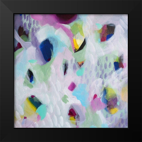 Abstract 171 Black Modern Wood Framed Art Print by Marrison, TA