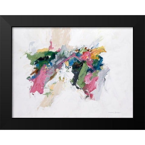 Reviving Black Modern Wood Framed Art Print by McCourt, Suzanne