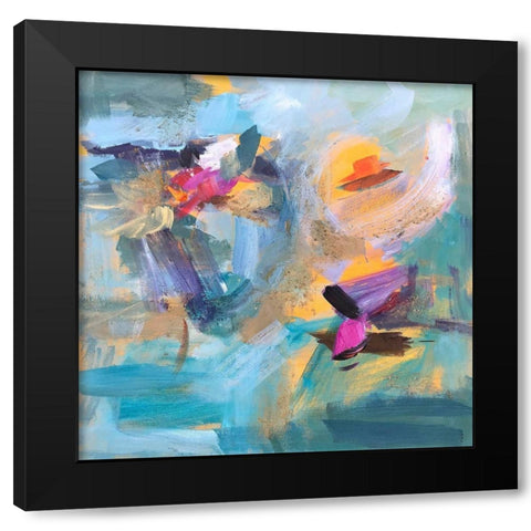 Hat Trick Black Modern Wood Framed Art Print with Double Matting by McCourt, Suzanne
