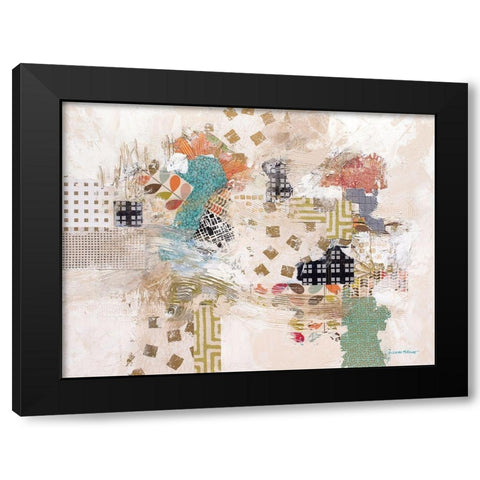 Materializing Black Modern Wood Framed Art Print by McCourt, Suzanne