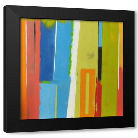 Urban Summer 19 Black Modern Wood Framed Art Print with Double Matting by Miller, Gil