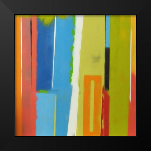 Urban Summer 19 Black Modern Wood Framed Art Print by Miller, Gil