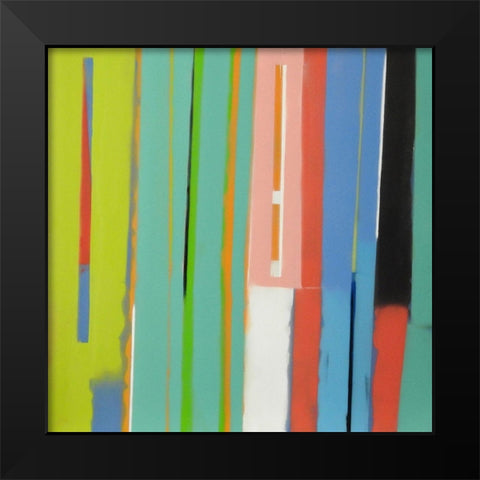 Urban Summer 20 Black Modern Wood Framed Art Print by Miller, Gil