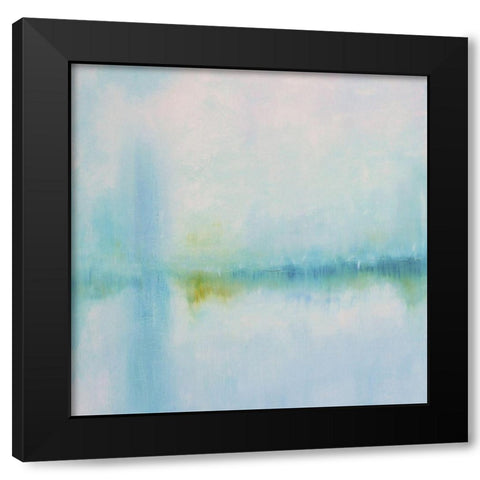 Misted Shores Black Modern Wood Framed Art Print by Moehr, KR