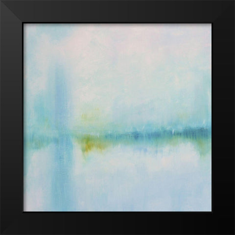 Misted Shores Black Modern Wood Framed Art Print by Moehr, KR