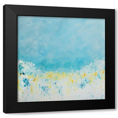 Sweet Bliss Black Modern Wood Framed Art Print by Moehr, KR