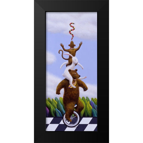 The Talent Show Black Modern Wood Framed Art Print by Miles, Chris
