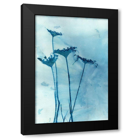 Blue Anne Black Modern Wood Framed Art Print by McCurdy, Krista