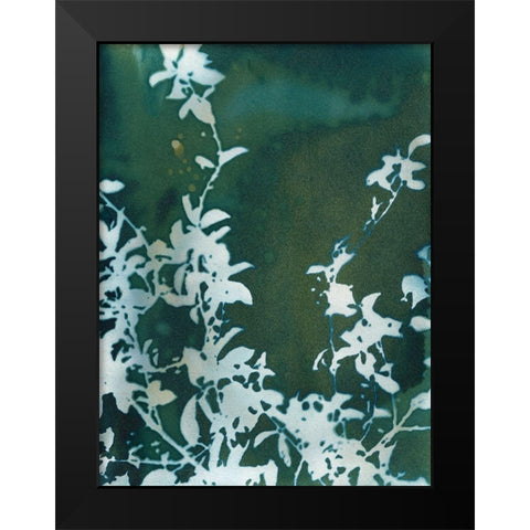Dark Garden Black Modern Wood Framed Art Print by McCurdy, Krista