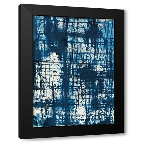 Graffiti Black Modern Wood Framed Art Print with Double Matting by McCurdy, Krista