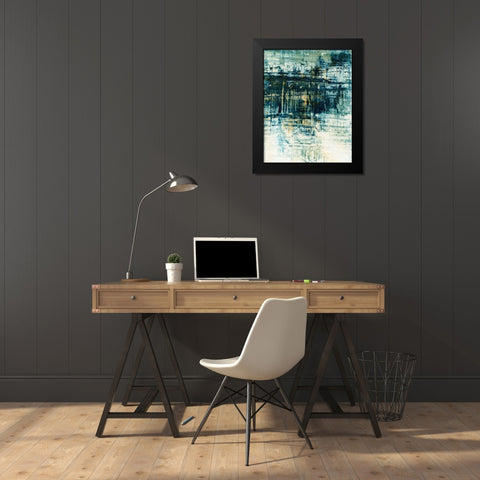 Inclement Weather Black Modern Wood Framed Art Print by McCurdy, Krista