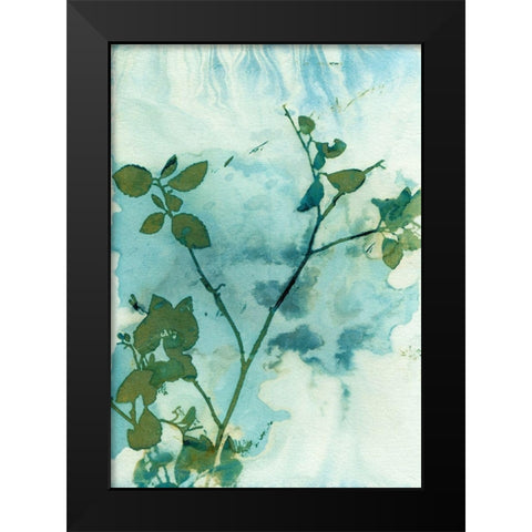 Leaves and Sky Black Modern Wood Framed Art Print by McCurdy, Krista