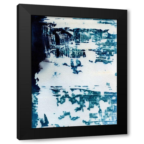 Plaster Black Modern Wood Framed Art Print with Double Matting by McCurdy, Krista