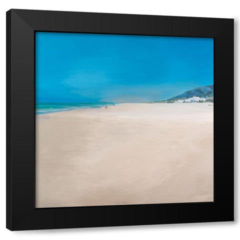 Zaharaâ€™s Light Black Modern Wood Framed Art Print by Merino, Carmen