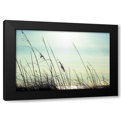 Coastal Black Modern Wood Framed Art Print with Double Matting by Marie, Dina