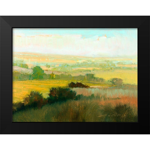 Morning Mist Black Modern Wood Framed Art Print by McCarthy, William