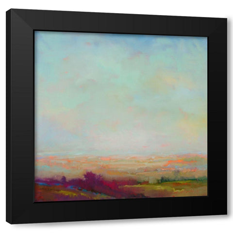 Turns Red Black Modern Wood Framed Art Print by McCarthy, William