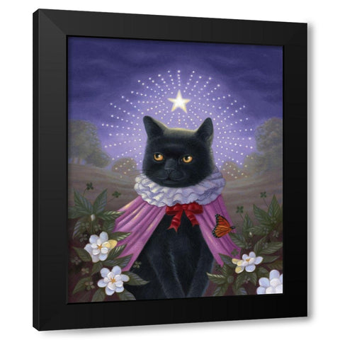 Her Charms Black Modern Wood Framed Art Print by Matarazzo, Gina