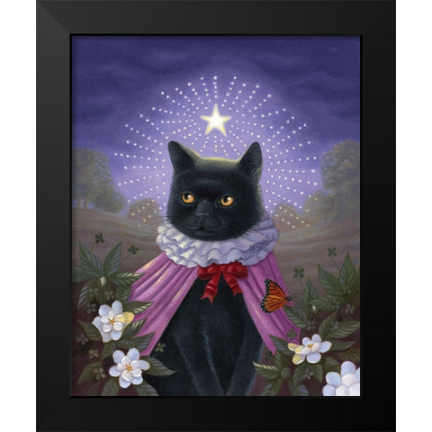 Her Charms Black Modern Wood Framed Art Print by Matarazzo, Gina