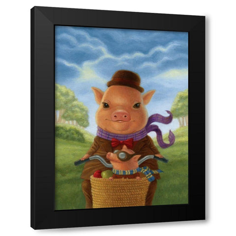 Cadwalladerâ€™s Fine Day Out Black Modern Wood Framed Art Print with Double Matting by Matarazzo, Gina