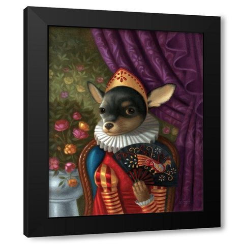 Violeta, Before Triumph Black Modern Wood Framed Art Print with Double Matting by Matarazzo, Gina